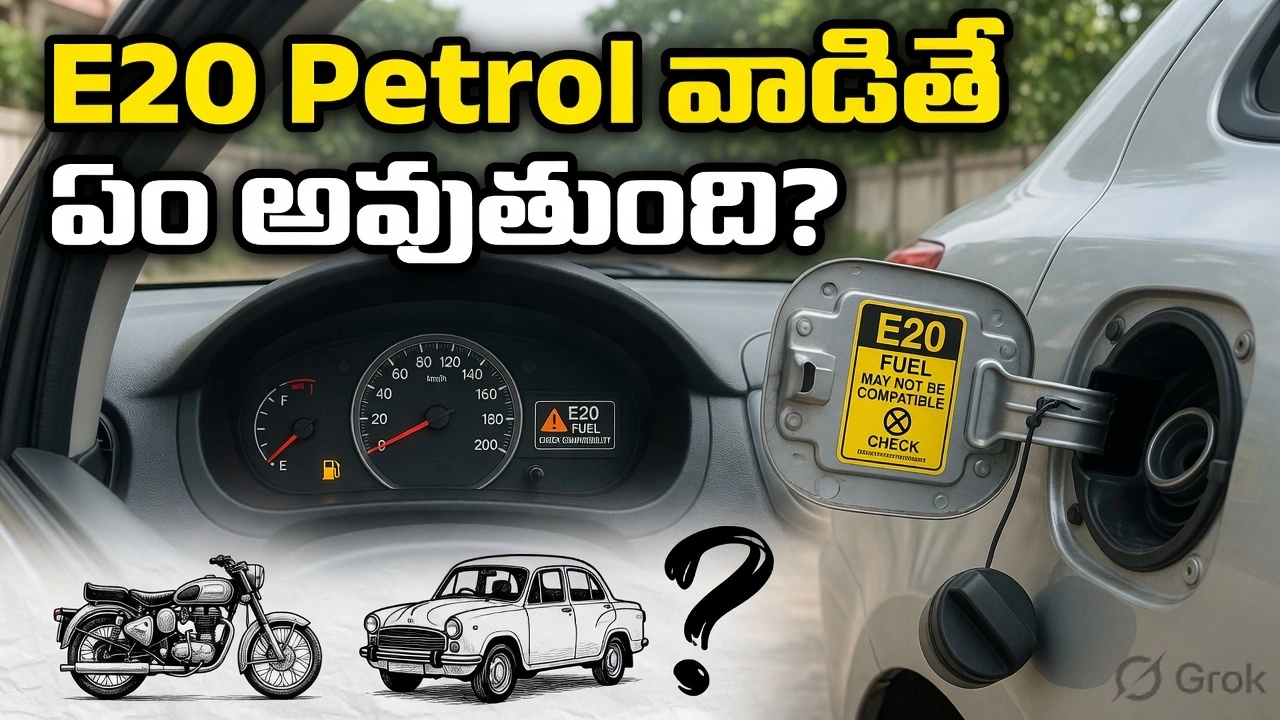 E20 petrol pump nozzle
