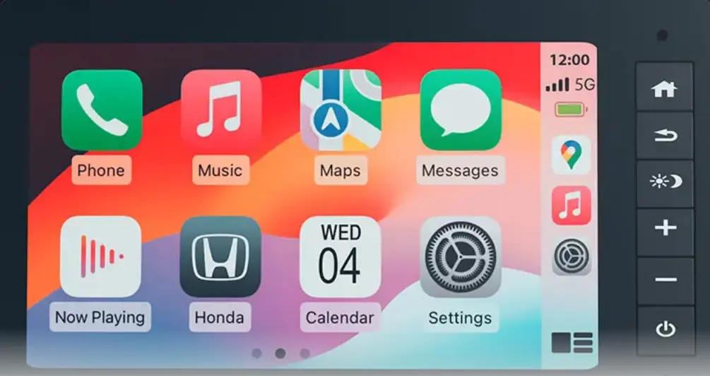 Honda Amaze touchscreen and connected features