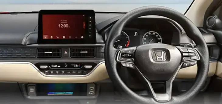 Honda Amaze dashboard and cabin