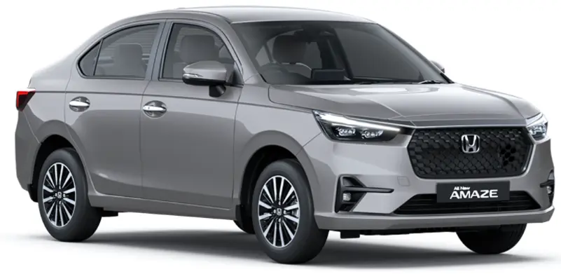 Honda Amaze Lunar Silver Metallic