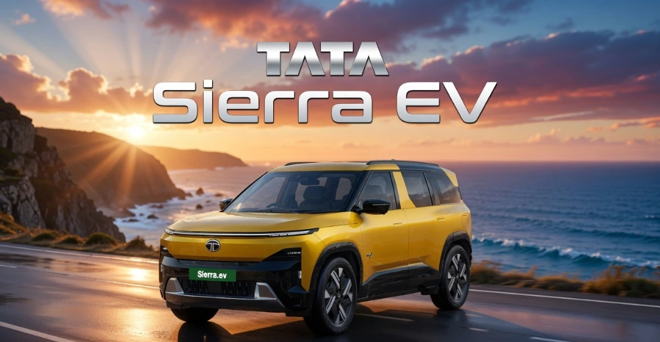 Tata Sierra.ev Telugu review hero image