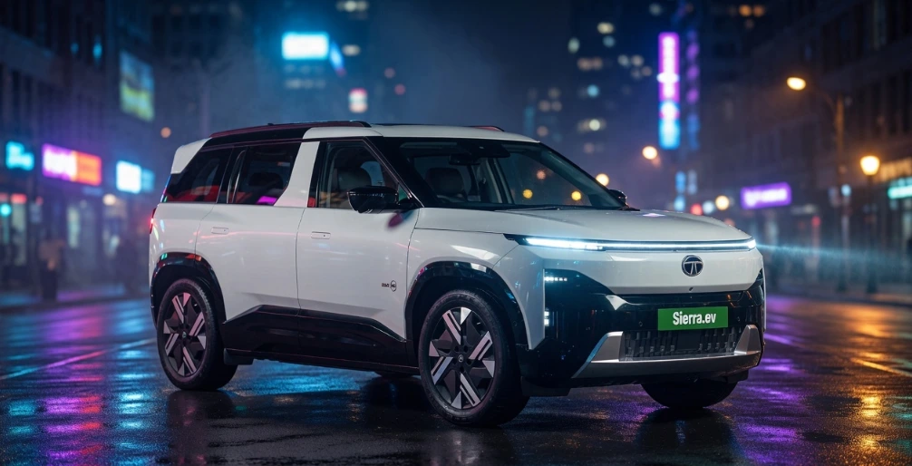 Tata Sierra.ev range Telugu