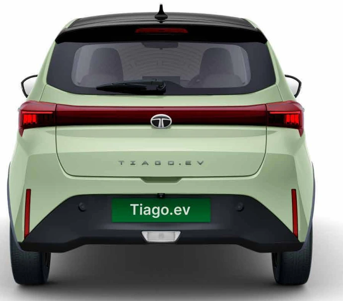 Tata Tiago.ev rear connected tail lamps Telugu